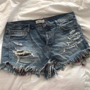 Free People Denim Shorts
